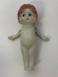 C1930s Googly Eye Bisque Doll Made In Japan With Jointed Arms Japan