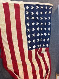Large (48) Star American Flag Valley Forge Flag Co. Stars And Stripes Star Cotton