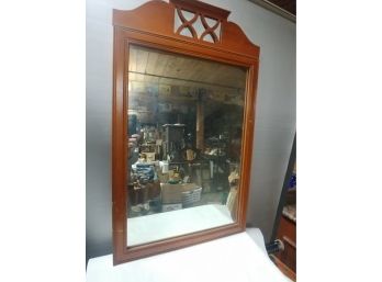 1950s Maple Wall Mirror
