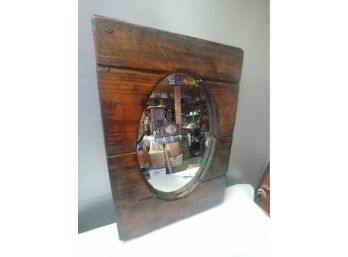 Small Rustic Pine Mirror