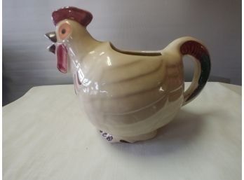 Shawnee Pottery Rooster Water Pitcher