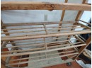 Industrial Wooden Shoe Rack