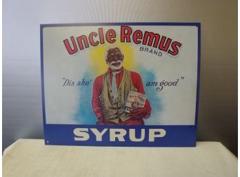 Uncle Remus Brand Syrup Advertising Sign