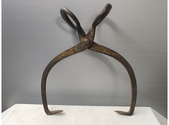 Pair Of Antique Ice Tongs