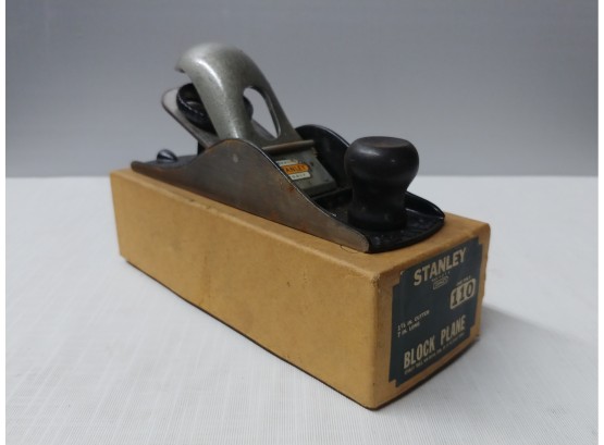 Stanley Number 110 Block Plane Near Mint With Box