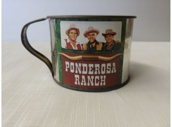 Bonanza Ponderosa Ranch Tin Lithographed Mug