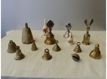 Lot Of 14 Assorted Bells