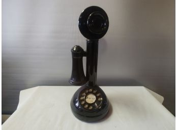 Ceramic Candlestick Telephone Decanter