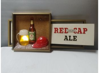 Red Cap Ale Advertising Sign