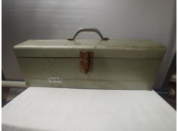 Vintage Toter Steel Tool Box