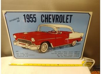 1955 Chevy Tin Sign