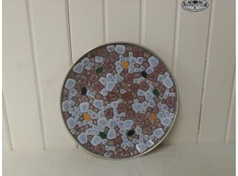 1950s Mosaic Pottery Charger