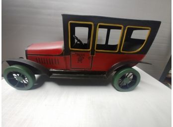 Handcrafted Metal Taxi