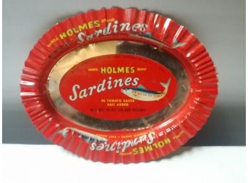 Holmes Sardines Advertising Tip Tray
