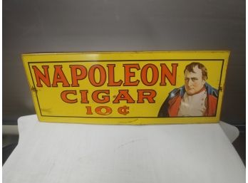 Napoleon 10 Cent Cigar Sign