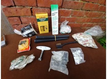 Assorted Golf Accessory Lot To Include Tees And Other Golfing Related Items