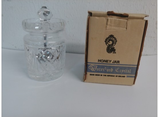 Waterford Crystal Honey Jar With Original Box