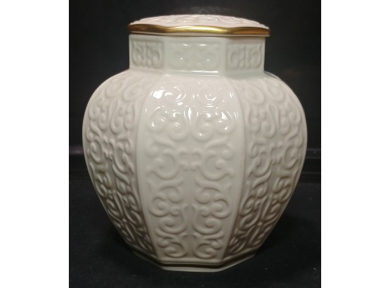 Octagonal Lenox Porcelain Ginger Jar The Arabesque Collection