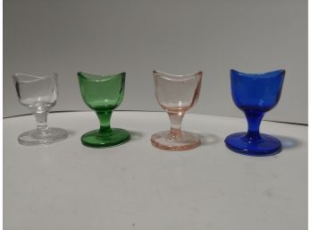 4 Glass Eye Cups