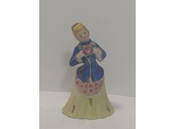Hand- Porcelain Occupied Japan Figurine Of Woman In Victorian Dress