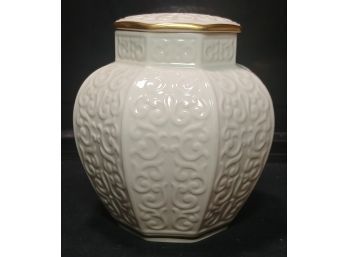 Octagonal Lenox Porcelain Ginger Jar The Arabesque Collection