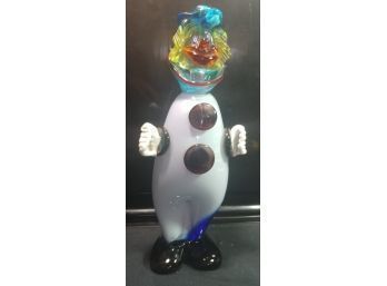Hand-blown Murano Glass Clown
