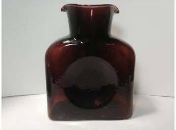 Blanco Mid-century Amethyst Glass Water Bottle