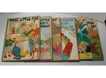 6 1930s Platt & Munk Company Hardcover Children's Books