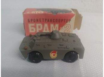 Diecast Russian Toy Tank In Original Box