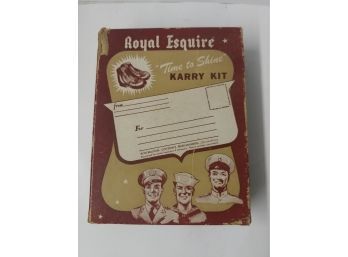 Royal Esquire Time To Shine Shoe Shine Karry Kit