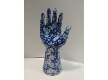 Blue And White Porcelain Calico Pattern Hand Ring Holder
