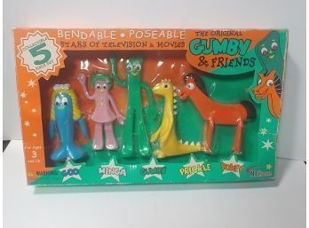 N.J Croce 5 Piece The Original Gumby And Friends In Original Package