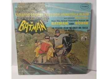 Three Vintage Batman And Robin 33 RPM Records