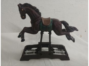 Cast Iron Toy Rocking Horse