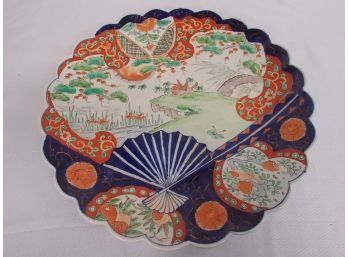 18in Scalloped Imari Charger