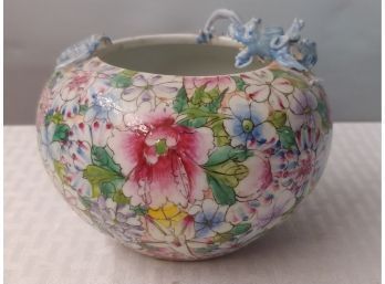 Chinese Famille Rose Millefleurs Vase