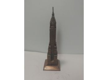 7'White Metal Statue Of The Chrysler Building New York
