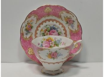 Royal Albert Lady Carlyle English Bone China Cup And Saucer