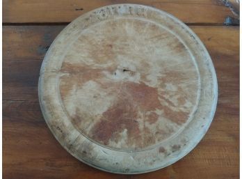 Round Antique Bread Board