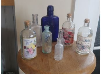 Assortment Of Eight Decorative Bottles
