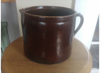 Brown Glazed Stoneware Pourer