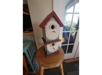 Wooden  Double-decker Birdhouse