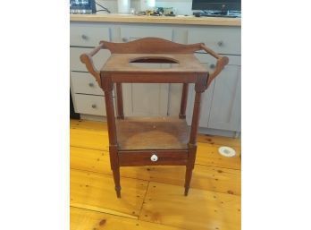 Country Pine Washstand With Draw