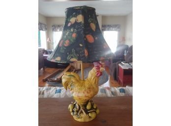 Ceramic Rooster Table Lamp