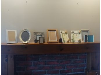 9 Assorted Standing Picture Frames