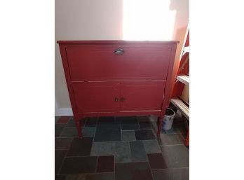 Cranberry Painted Fall Front Server