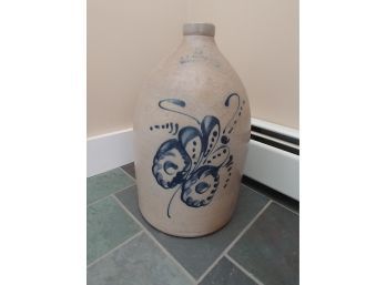 3 Gallon F.B. Norton And Co. Worcester Decorated Jug