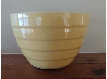 Yellow Mixing Bowl Filled With Potpourri