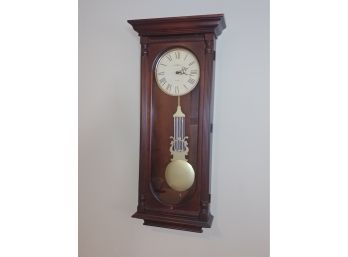 Mahogany Howard Miller Wall Clock ( Good Working Condition)