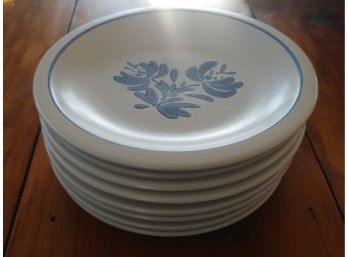 8 Pfaltzgraff Pottery 10in Dinner Plates